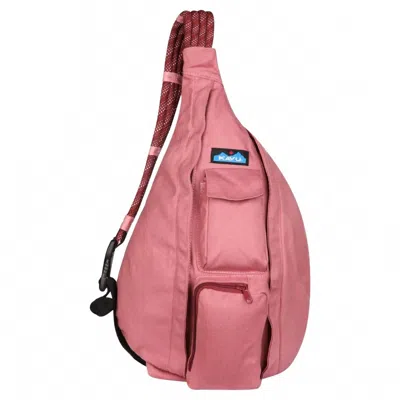 Kavu Women's Rope Bag In Mineral Red In Pink