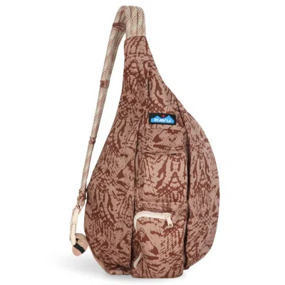 Kavu Women's Rope Bag In Mod Moth In Brown