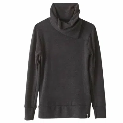 Kavu Women's Sweetie Sweater In Charcoal In Multi