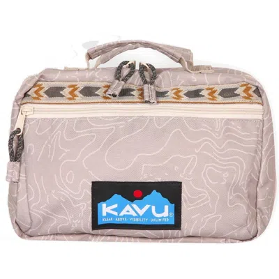 Kavu Women's Take In Tow Travel Organizer Pouch Bag In Taupe Topo In Multi