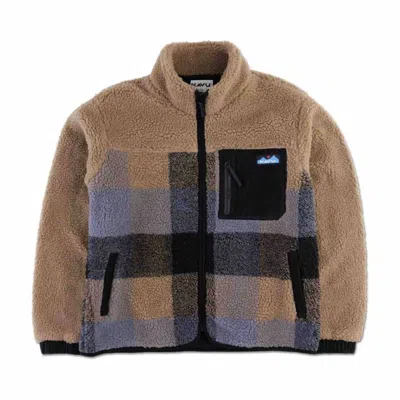 Kavu Women's Willow Creek Fleece Jacket In Nightshade Plaid In Multi