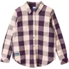 Kavu Women's Wren Flannel Shacket In Pretty Purple In Multi