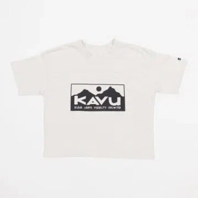 Kavu Womens Malin Cropped T-shirt In Off White