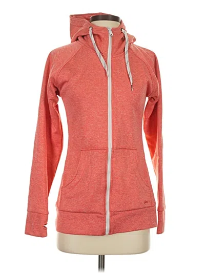 Pre-owned Kavu Zip Up Hoodie In Orange