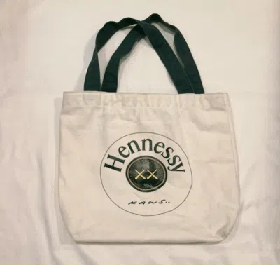 Pre-owned Kaws 2011 Hennessy Promo Tote Bag In Tan