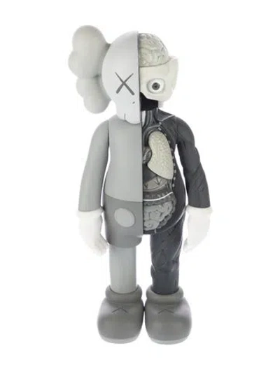 Pre-owned Kaws 2016 Open Edition Flayed Companion (grey) Figure W/ Tags