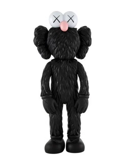 Pre-owned Kaws 2017 Open Edition Bff (black) Vinyl Figure
