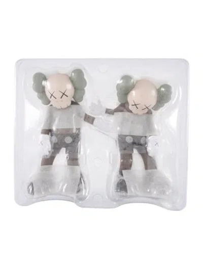 Pre-owned Kaws 2019 Along The Way (brown) Figures Set W/ Tags