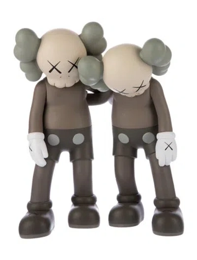 Pre-owned Kaws 2019 Along The Way (brown) Open Edition Figures Set