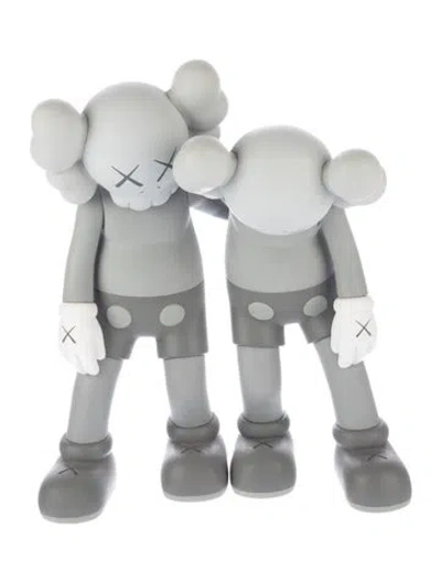 Pre-owned Kaws Along The Way (grey) Open Edition Figures Set W/ Tags