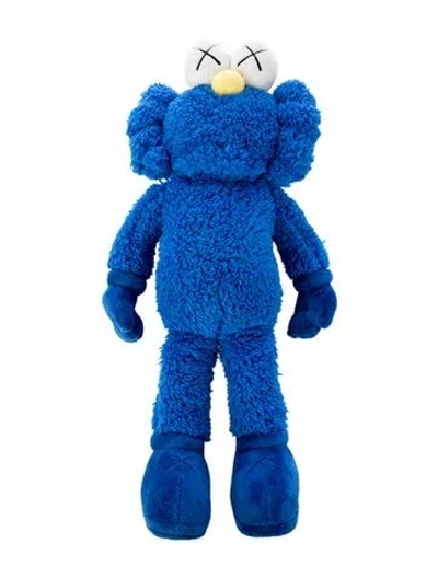 Pre-owned Kaws Bff 20" Plush In Blue