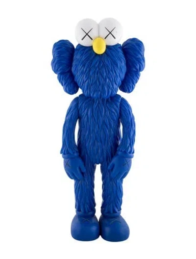 Pre-owned Kaws Bff 2017 Open Edition Blue Vinyl Figure