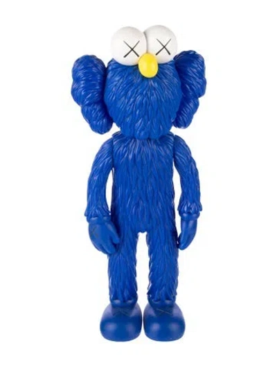 Pre-owned Kaws Bff 2017 Open Edition Blue Vinyl Figure
