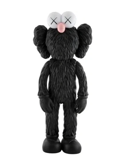 Pre-owned Kaws Bff Companion Open Edition Black Collectible Figure