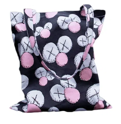Pre-owned Kaws Bff Tote Bag In Black