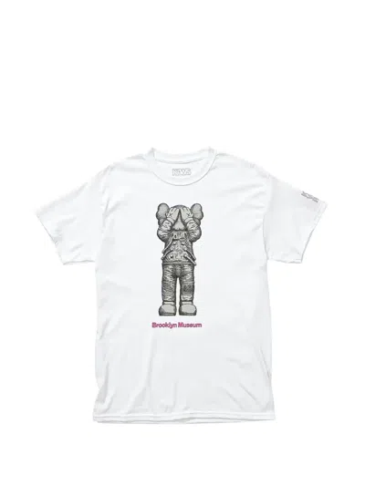 Kaws Brooklyn Museum Space T-shirt In Weiss