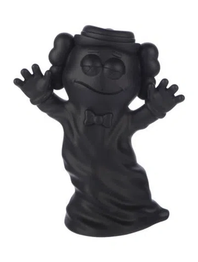 Pre-owned Kaws Cereal Monsters Boo Berry Figure In Black