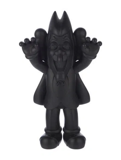 Pre-owned Kaws Cereal Monsters Count Chocula Figurine In Black