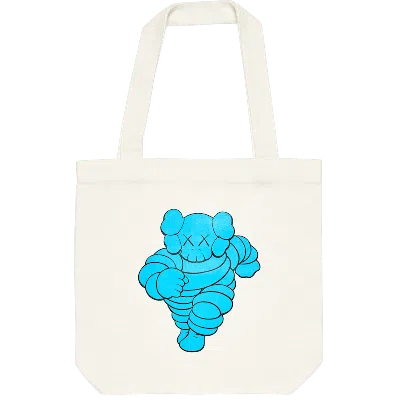 Pre-owned Kaws Chum Tote Bag In Blue