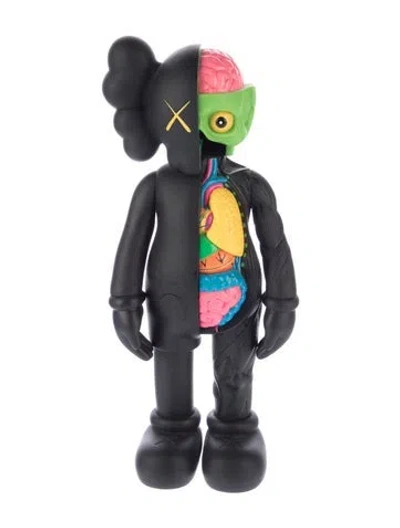 Pre-owned Kaws Companion Black Flayed Open Edition Vinyl Figure