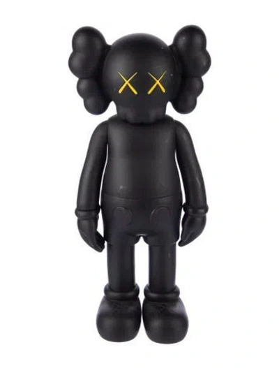 Pre-owned Kaws Companion Open Edition Black Figure In Black/yellow