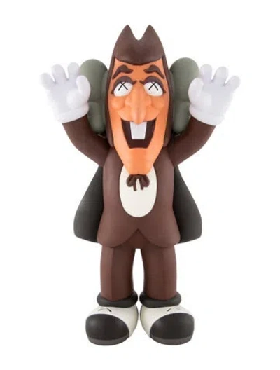 Pre-owned Kaws General Mills Cereal Monsters Count Chocula Figure In Brown
