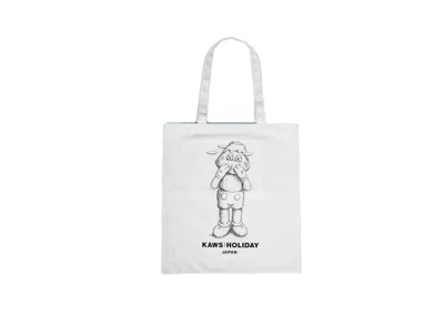 Pre-owned Kaws Holiday Japan Tote Bag In White