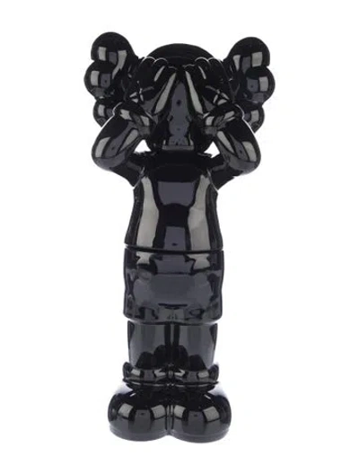 Pre-owned Kaws Holiday Uk Ceramic Container In Black