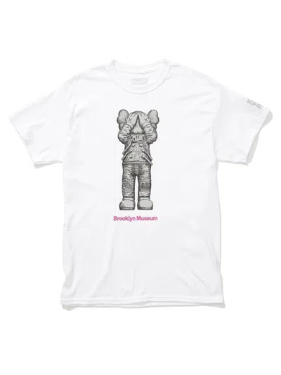 Pre-owned Kaws Men's  Brooklyn Museum Space T-shirt In White