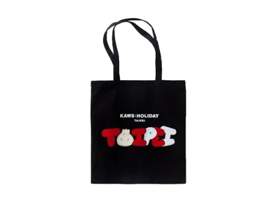 Pre-owned Kaws Men's  Holiday Limited Taipei Tote Bag In Black/red