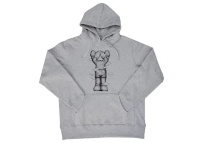 Pre-owned Kaws Men's  Holiday Uk Hoodie In Grey