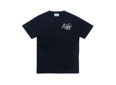 Pre-owned Kaws Men's  Seeing/watching Heads Canned Tee Shirt In Black