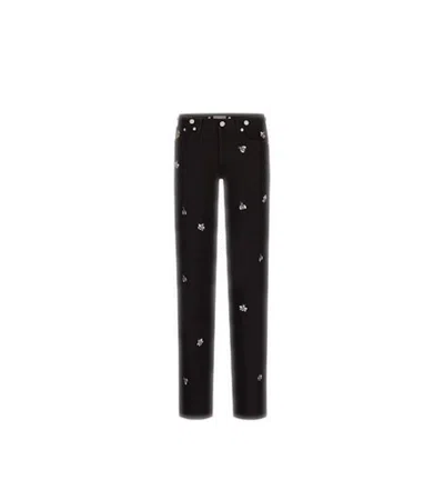 Pre-owned Kaws Men's  X Dior Bee Embroidery Jeans In Black