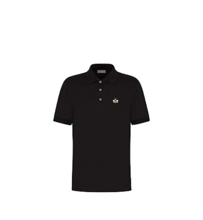 Pre-owned Kaws Men's  X Dior Bee Polo Shirt In Black