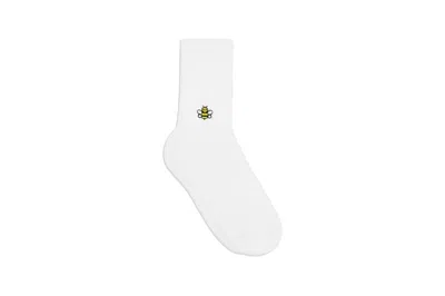 Pre-owned Kaws Men's  X Dior Bee Socks In White