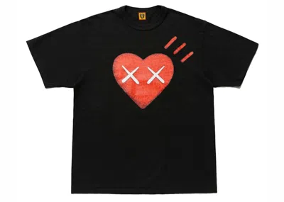 Pre-owned Kaws Men's  X Human Made #6 Tee Shirt In Black