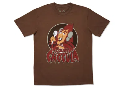 Pre-owned Kaws Men's  X Monsters Count Chocula T-shirt In Brown
