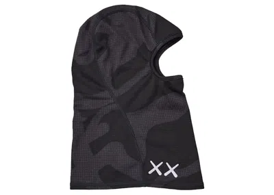 Pre-owned Kaws Men's  X The North Face Balaclava In Tnf Black Dragline Print