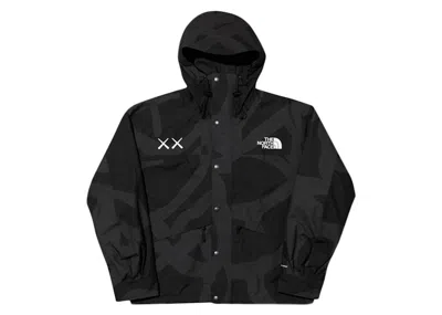 Pre-owned Kaws Men's  X The North Face Retro 1986 Mountain Jacket In Black
