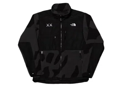 Pre-owned Kaws Men's  X The North Face Retro 1995 Denali Jacket In Black