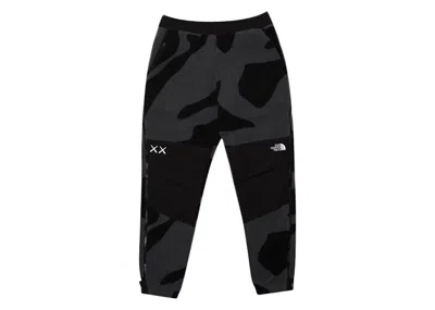 Pre-owned Kaws Men's  X The North Face Retro 1995 Denali Pant In Black