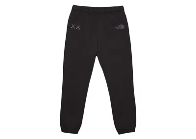 Pre-owned Kaws Men's  X The North Face Sweatpant In Black