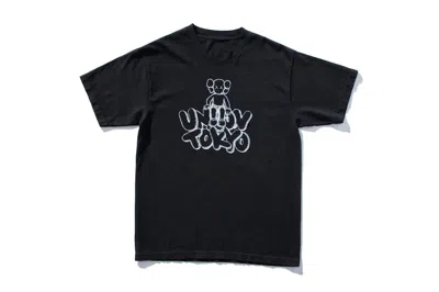 Pre-owned Kaws Men's  X Union Tokyo Tee Shirt In Black