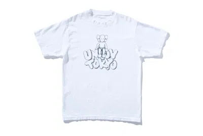 Pre-owned Kaws Men's  X Union Tokyo Tee Shirt In White