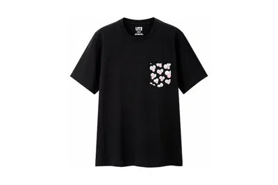 Pre-owned Kaws Men's  X Uniqlo Bff Pocket Tee Shirt (us Sizing) In Black