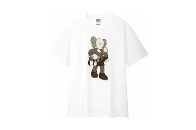 Pre-owned Kaws Men's  X Uniqlo Clean Slate Tee Shirt (us Sizing) In White