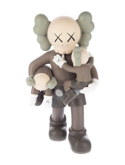 Pre-owned Kaws Open Edition Clean Slate Figurines In Brown