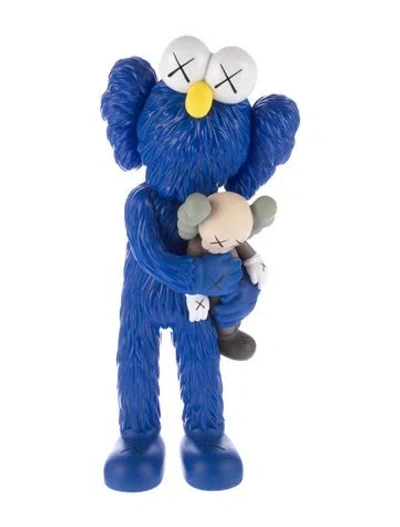 Pre-owned Kaws Open Edition Take Vinyl Figure In Blue