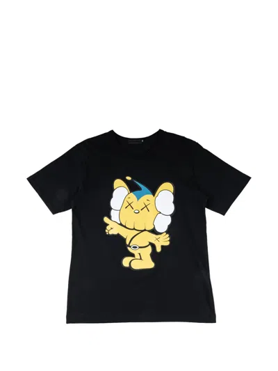 Kaws Original Fake Pip T-shirt In Black