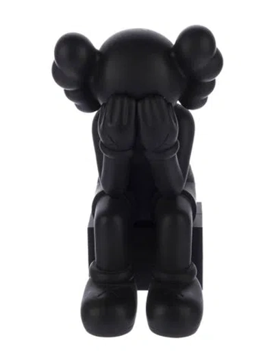 Pre-owned Kaws Passing Through Open Edition Vinyl Figure In Black/yellow